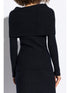 ribbed knit long sleeve top